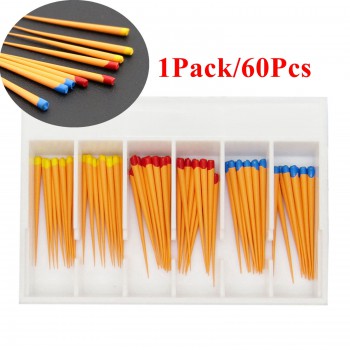 5Pack/300Pcs Dentsply Maillefer Protaper歯科ガッタパーチャポイントチップF1-F3