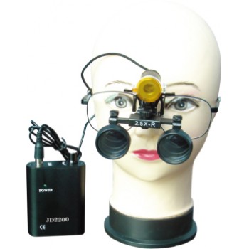 Micare®歯科用双眼ルーペ3.5倍拡大鏡＆ポータブルLEDヘッドライトJD2200 セット