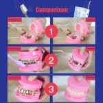 口腔洗浄器ジェットウォッシャー ノズルは360°回転して 歯間ジェット 洗浄 口臭防止 歯垢除去 ウォーターピック