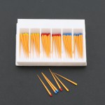 5Pack/300Pcs Dentsply Maillefer Protaper歯科ガッタパーチャポイントチップF1-F3