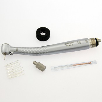 YUSENDENT CX207-GL LED 光ファイバー 高速歯科ハンドピースLED電球交換可能