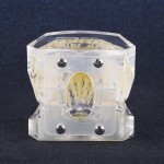 歯科矯正治療不正咬合モデルブラケット・チェーン・ワイヤー付き