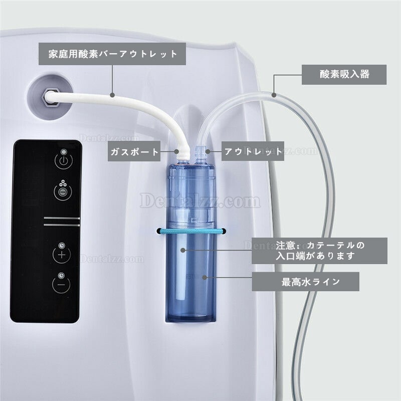 酸素濃縮器 酸素発生器 空気清浄機 90% 1-6L