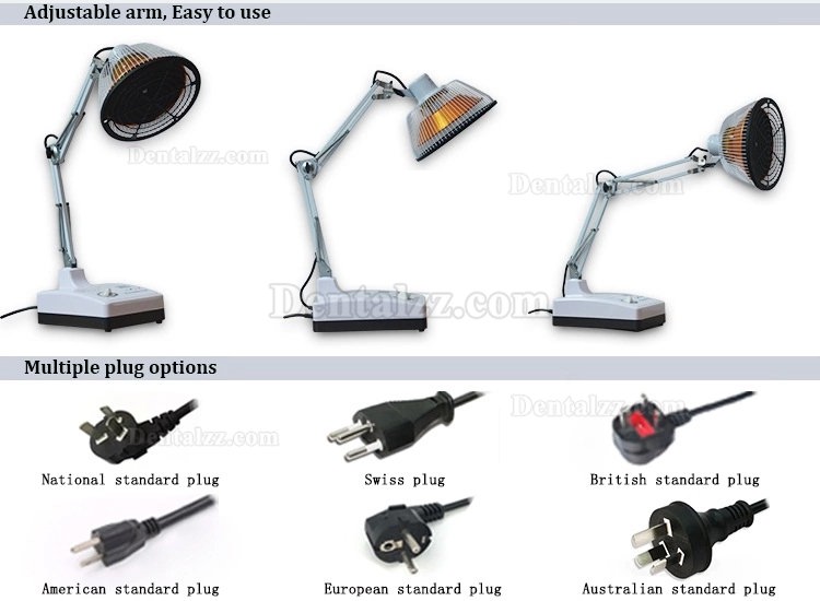 Bozhihan CQ-10 250W デスクトップ TDPランプ 電磁波治療装置 家庭用医療理学療法機器