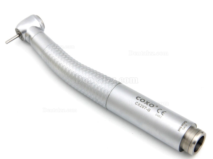 YUSENDENT® CX207-GW-SPQ歯科用ライト付き高速タービン(W&Hと互換、標準ヘッド、カップリング付き)