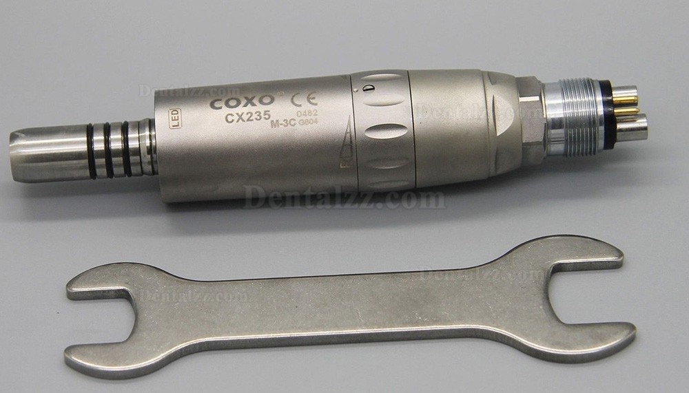 Yusendent CX235C歯科光ファイバーＬＥＤ低速ハンドピースセット６ホール（内部注水）