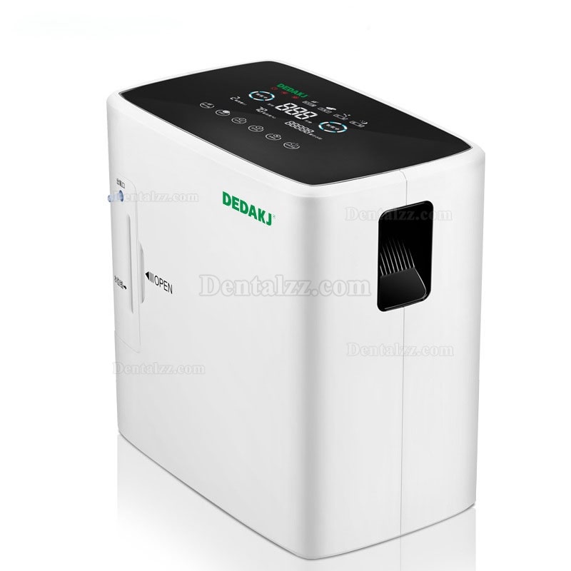 DEDAKJ 1L-6L ハイエンド医療家庭用高純度ミニポータブル酸素濃縮器 酸素発生器