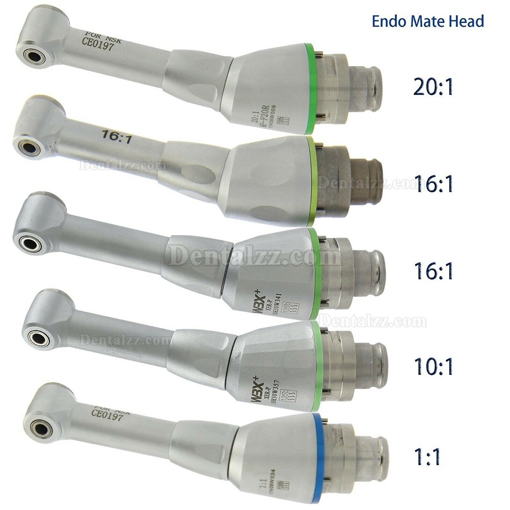 WBX歯科用1:1 10:1 16:1 20:1 コントラアングルエンドヘッド NSK Endo-Mateに適用