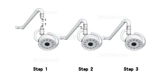 KWS® KD-2012D-3C歯科手術用LEDライト・照明器(天井に取り付け)