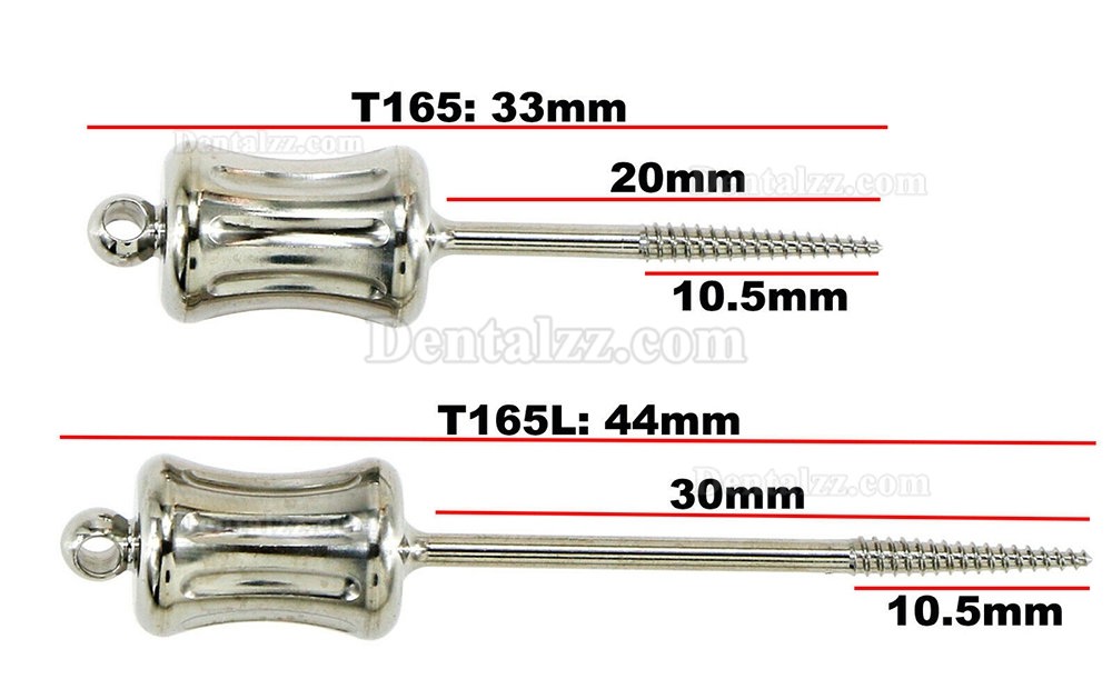 歯科用手動抽出器 根尖破片抽出器 長44mm 短33mm