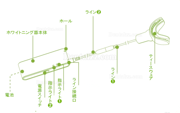 Prooral®4001家庭用・歯科用ホワイトニング装置