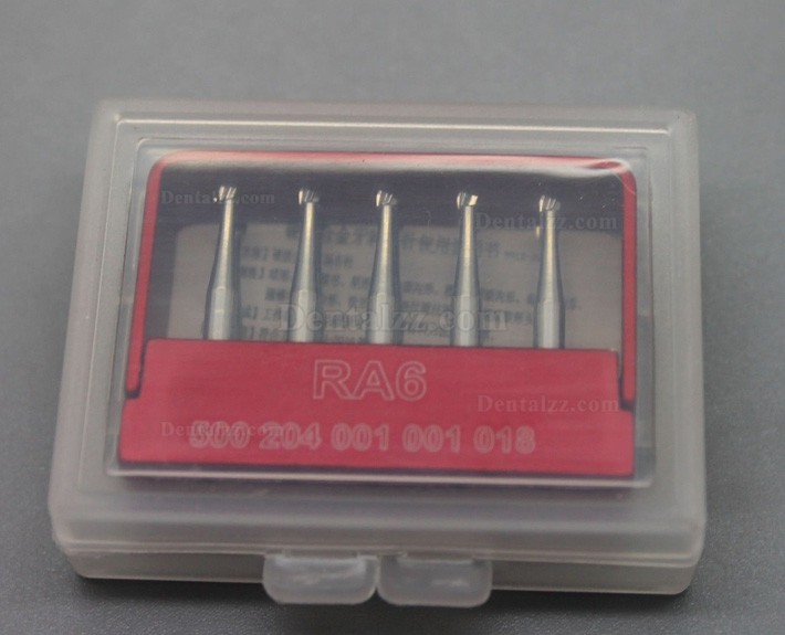 10 PCS SBT 歯科タングスデンカーバイド球バーRA6# 低速コントラアングル適用
