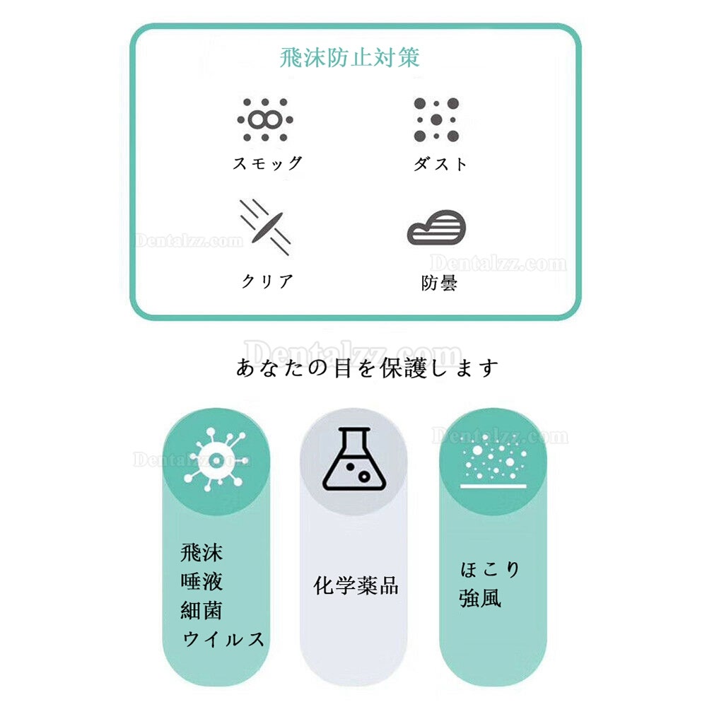 10Pcs 保護メガネ 保護ゴーグル 防護用ゴーグル 作業用安全ゴーグル 保護眼鏡 防曇 防塵 ウイルス細菌飛沫対策