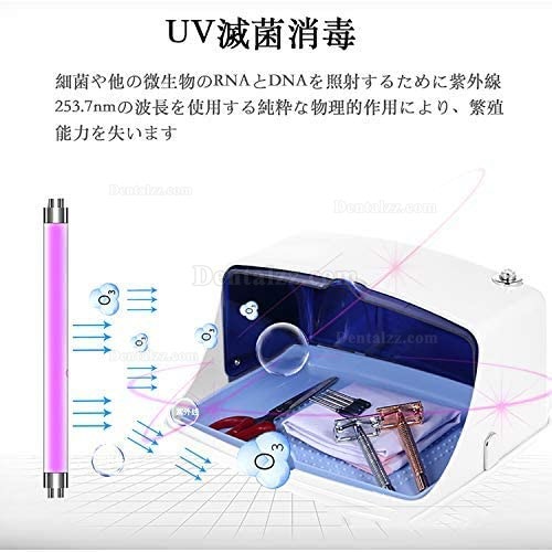 小型紫外線滅菌器 UV滅菌器 消毒キャビネット 滅菌ボックス 化粧ブラシ 歯ブラシ サロン器具 ネイルアートツールなどに適用