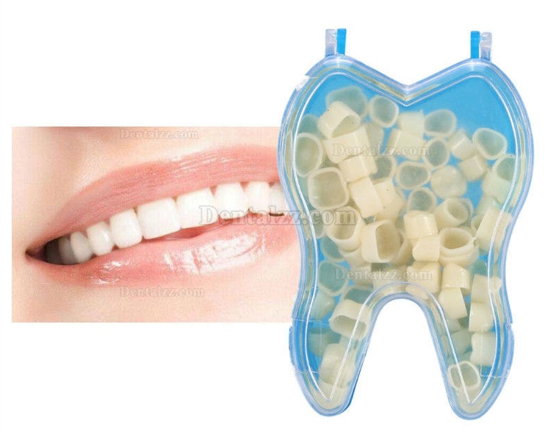 50PCS树脂歯科用臨時クラウン 前歯臼歯クラウン 人工歯