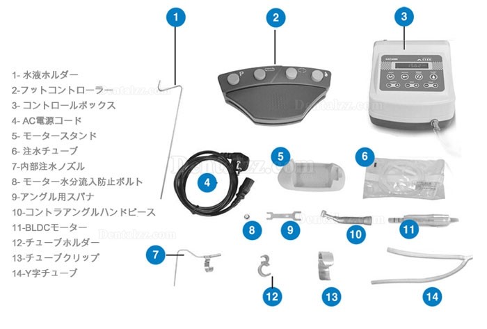 SAESHIN® X-CUBE歯科用インプラント機器　インプラントエンジンセット